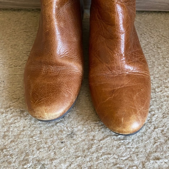 Steven by Steve Madden cognac leather riding boots - Picture 6 of 10